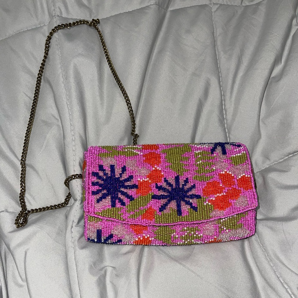 Anthropologie beaded purse